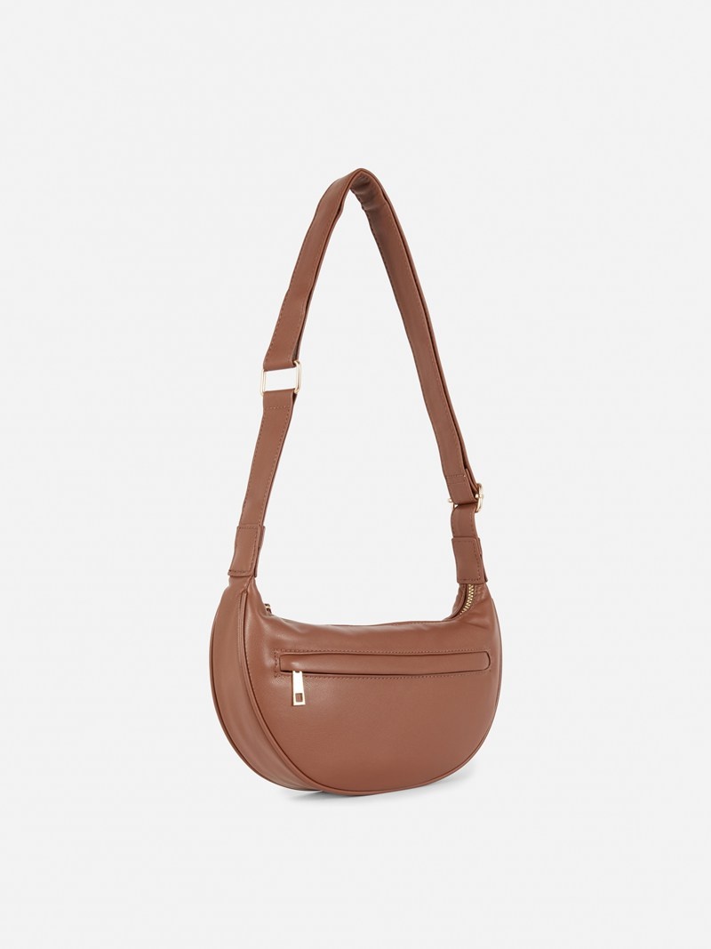 Bolsas Primark Faux Cuero Mini Sling Mujer Marrones | 2154VGJQI