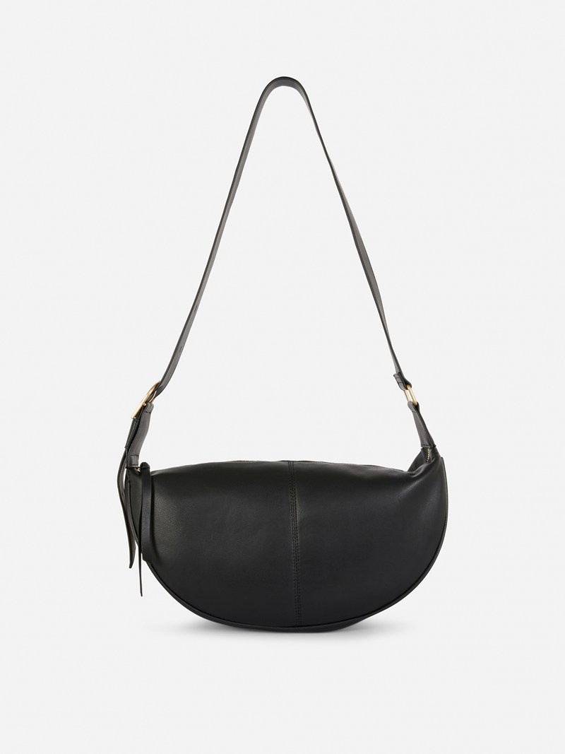 Bolsas Primark Faux Cuero Sling Mujer Negras | 2039LHWBF