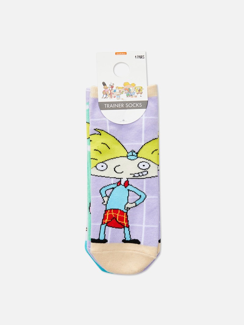 Calcetines Primark 4Pack Nickelodeon Mujer Multicolor | 6129LCRQO