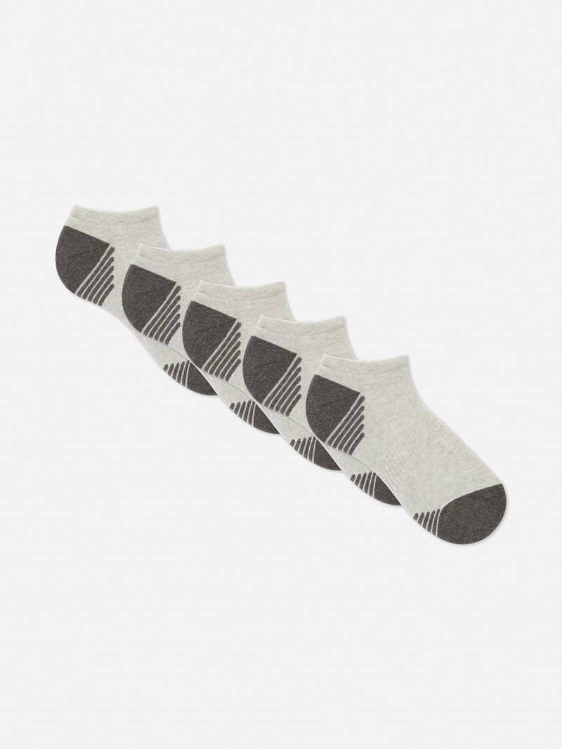 Calcetines Primark 5Pack Hombre Gris | 9736WCOJF