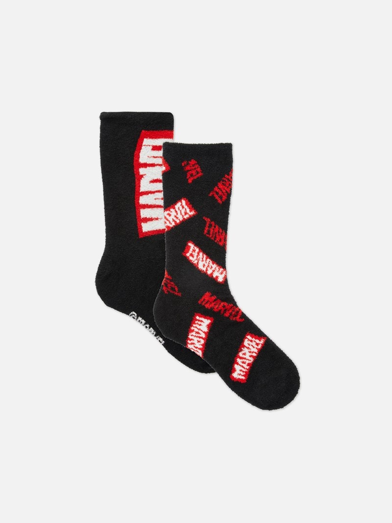 Calcetines Primark Marvel Logo Fluffy Hombre Multicolor | 2370CDYTS