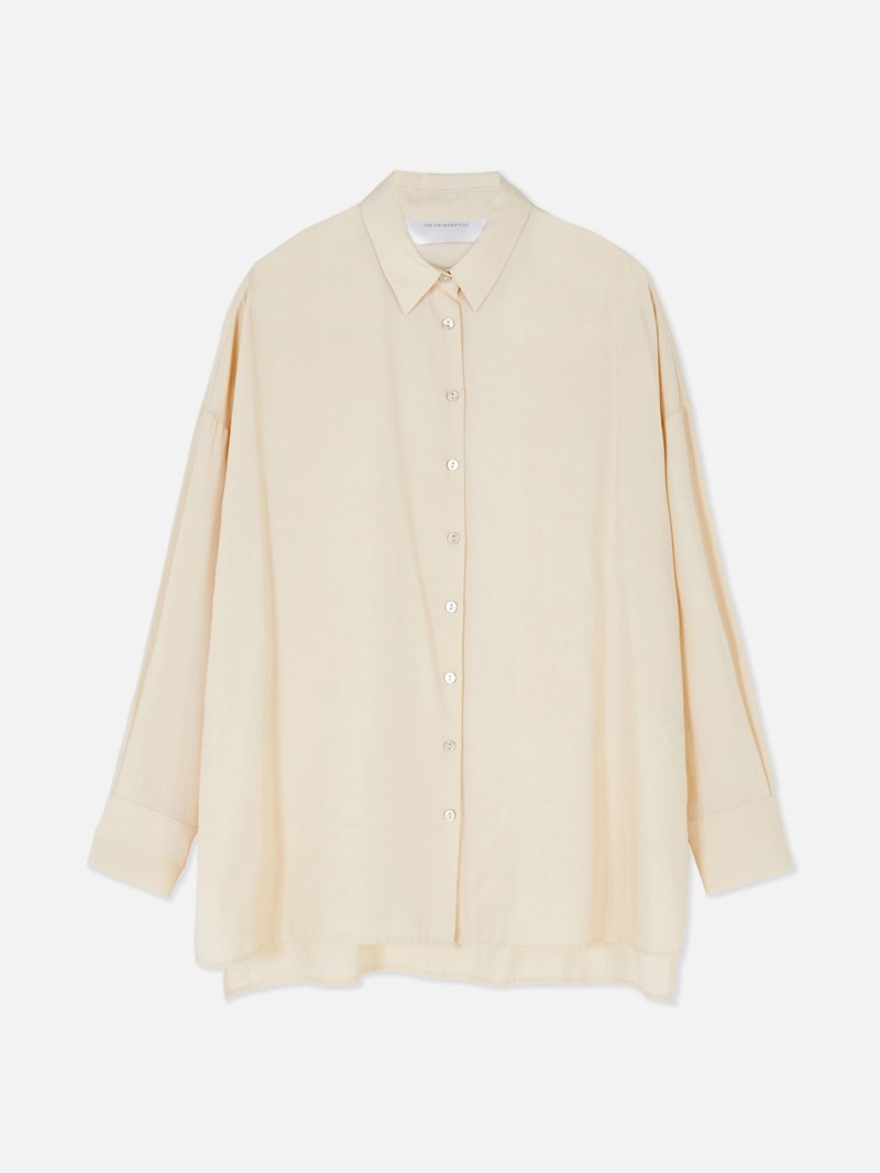 Camisas Primark The Edit Modal Blend Mujer Creme | 8051QHCMK