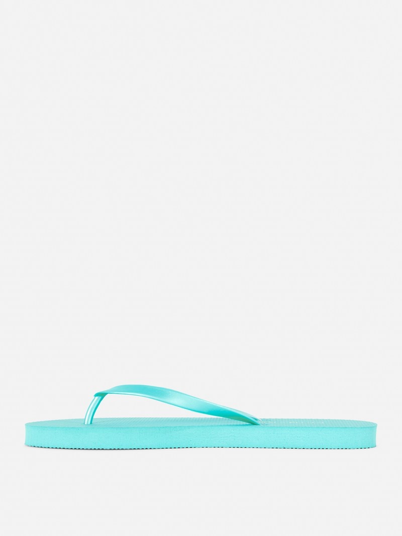 Chanclas Primark Essential Flip Flops Mujer Azules Claro | 7251UILOP