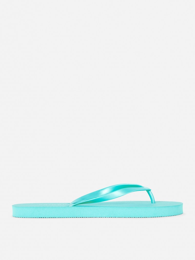 Chanclas Primark Essential Flip Flops Mujer Azules Claro | 7251UILOP