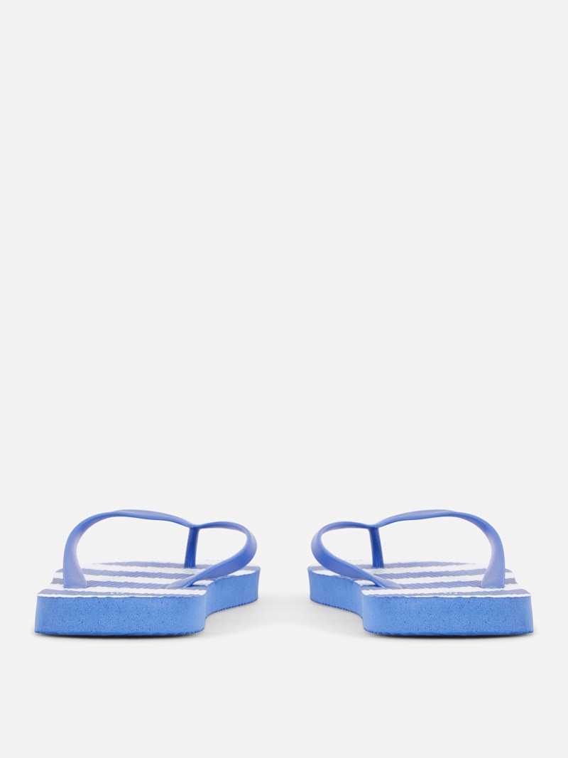 Chanclas Primark Printed Flip Flops Mujer Azules | 7189USEGJ