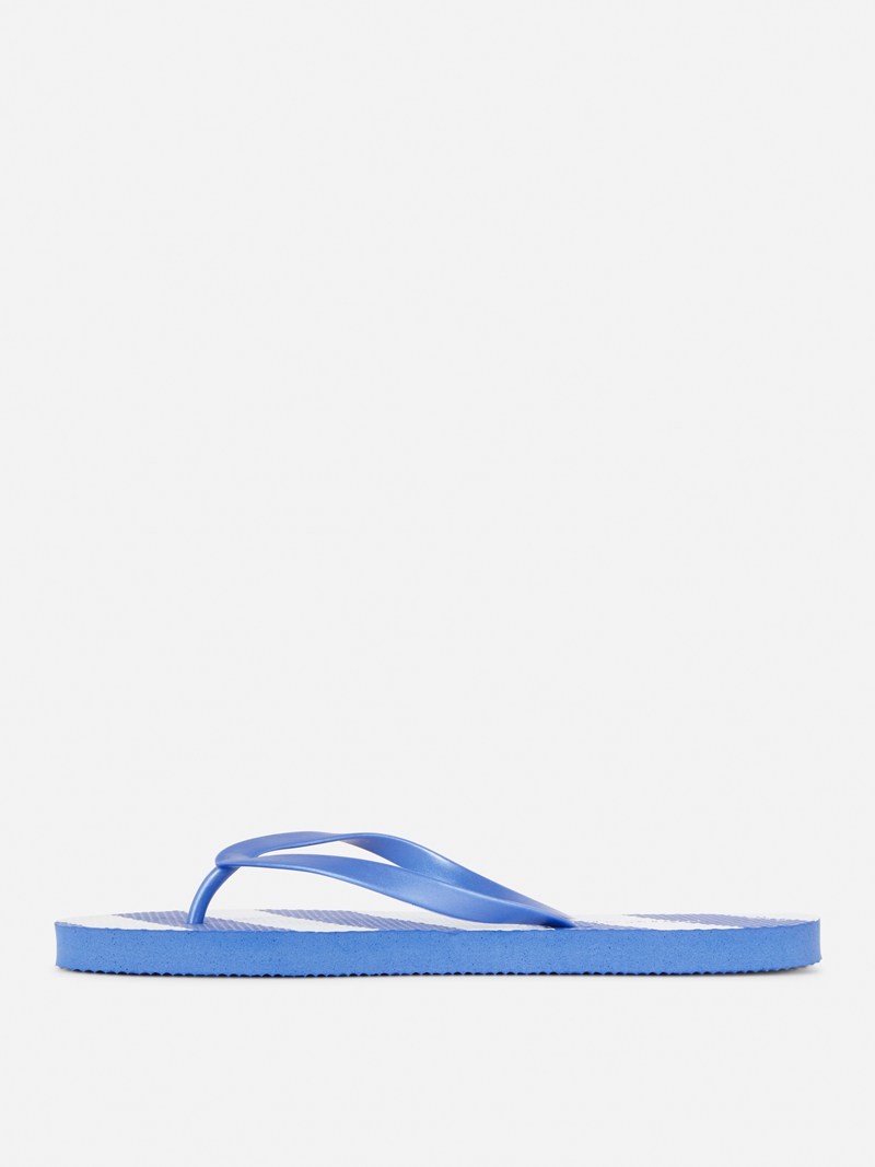 Chanclas Primark Printed Flip Flops Mujer Azules | 7189USEGJ