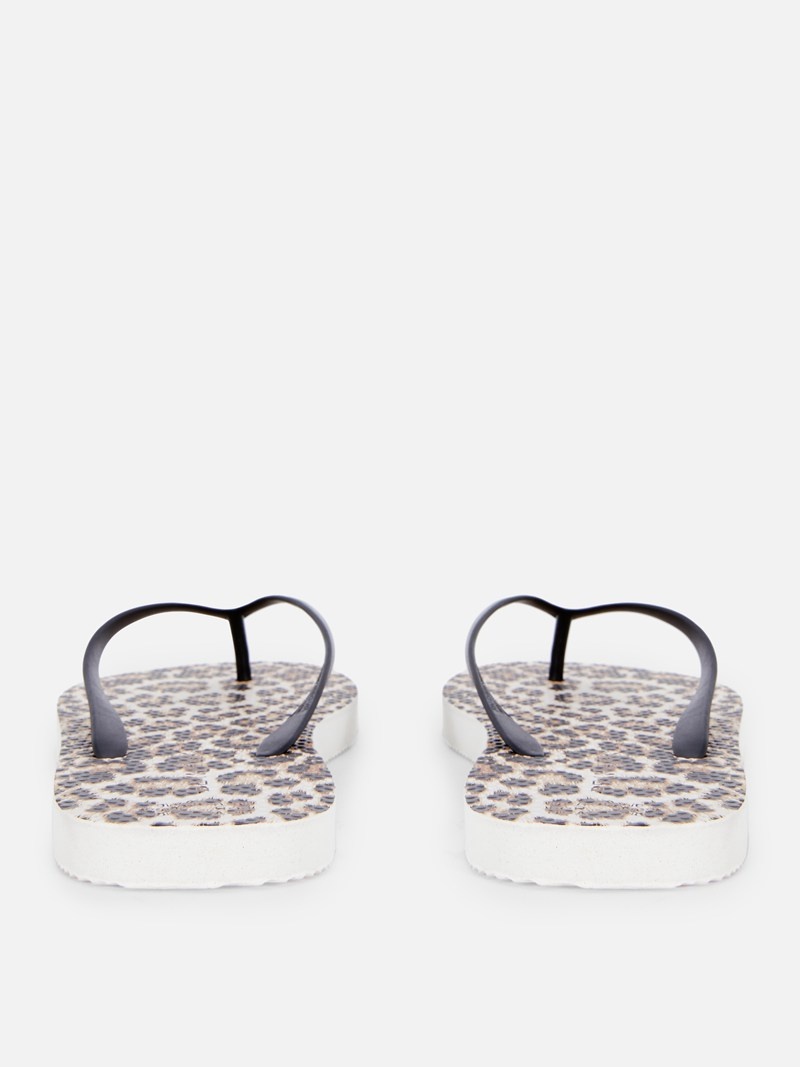 Chanclas Primark Printed Flip Flops Mujer Marrones | 2581ZKGAO