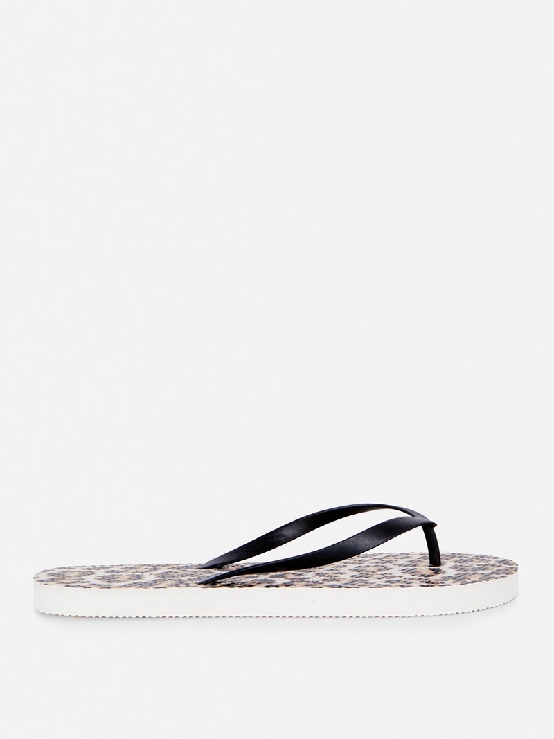 Chanclas Primark Printed Flip Flops Mujer Marrones | 2581ZKGAO