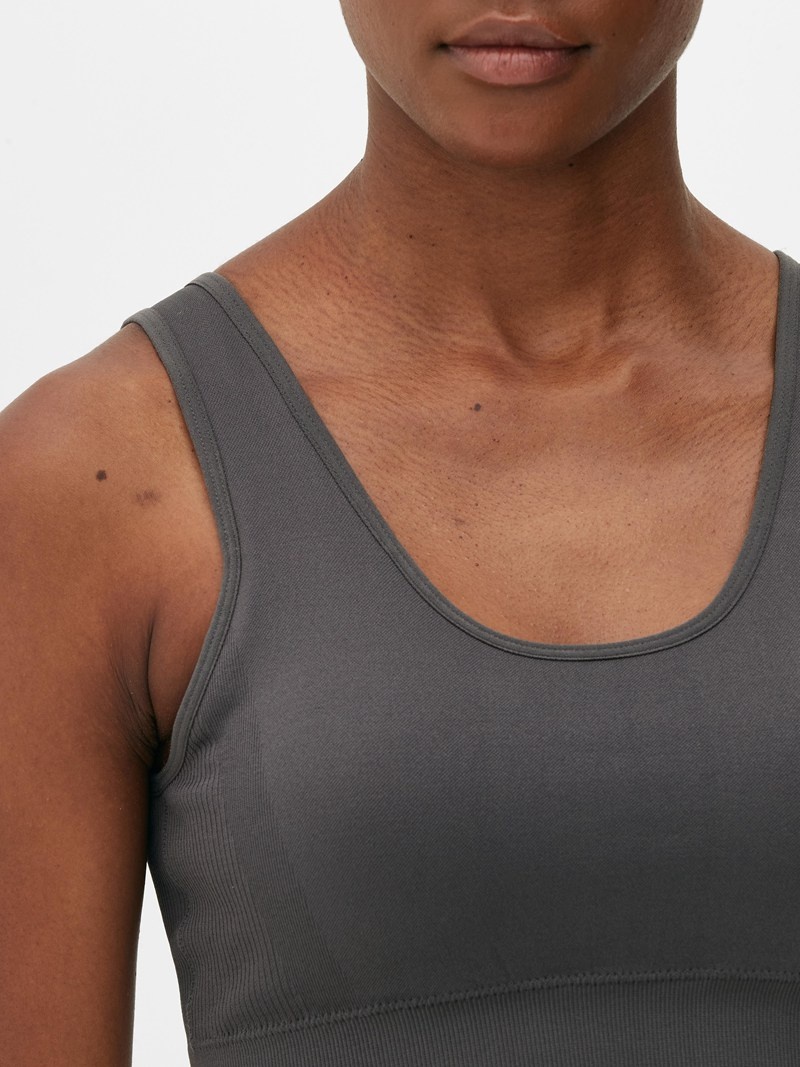 Equipo De Gimnasio Primark Gray Seamfree Sports Bra Mujer Gris Oscuro | 7496VSNLR