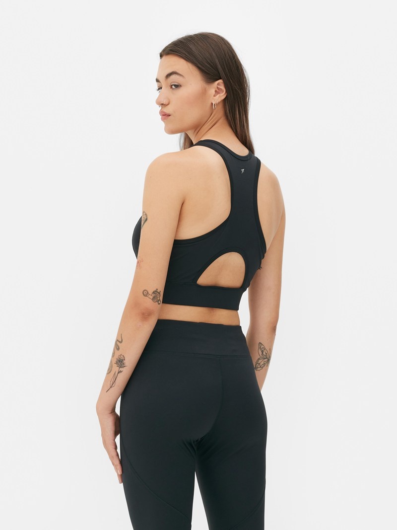 Equipo De Gimnasio Primark Performance Crop Mujer Negras | 1940DQUPE