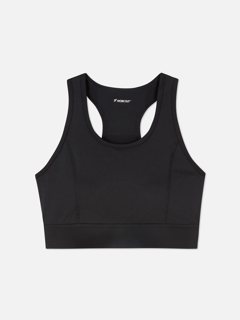 Equipo De Gimnasio Primark Performance Crop Mujer Negras | 1940DQUPE