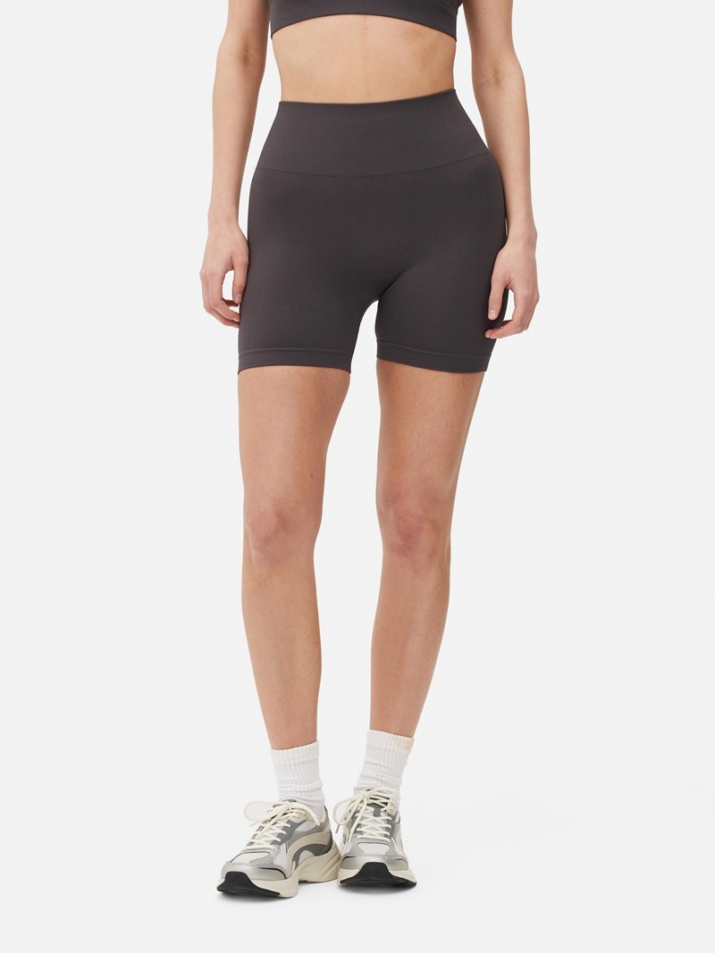 Equipo De Gimnasio Primark Performance High Cintura Mujer Gris Oscuro | 3574DHJIF