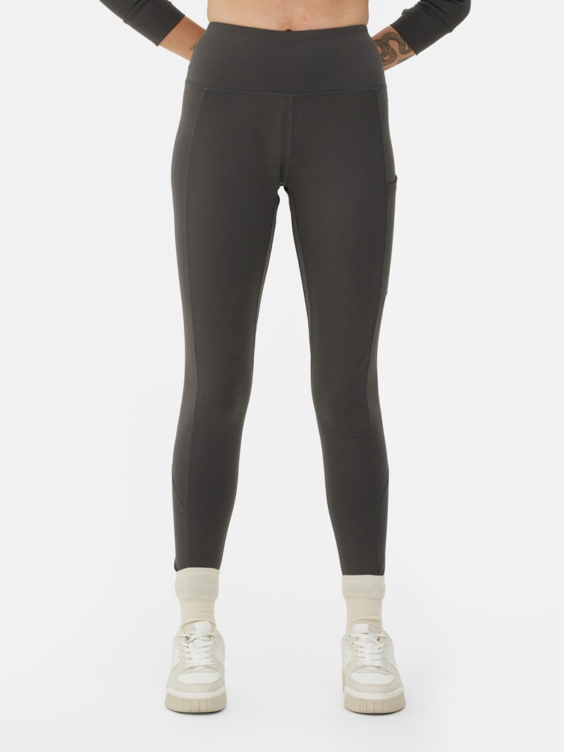 Equipo De Gimnasio Primark Performance High Cintura Shaping Mujer Gris | 6103XPCMB