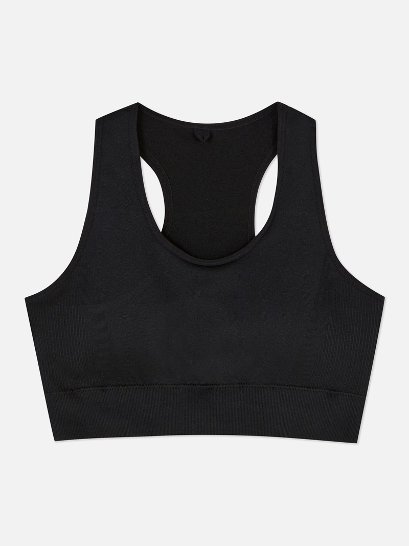 Equipo De Gimnasio Primark Performance Racerback Crop Mujer Negras | 0817NJBDT