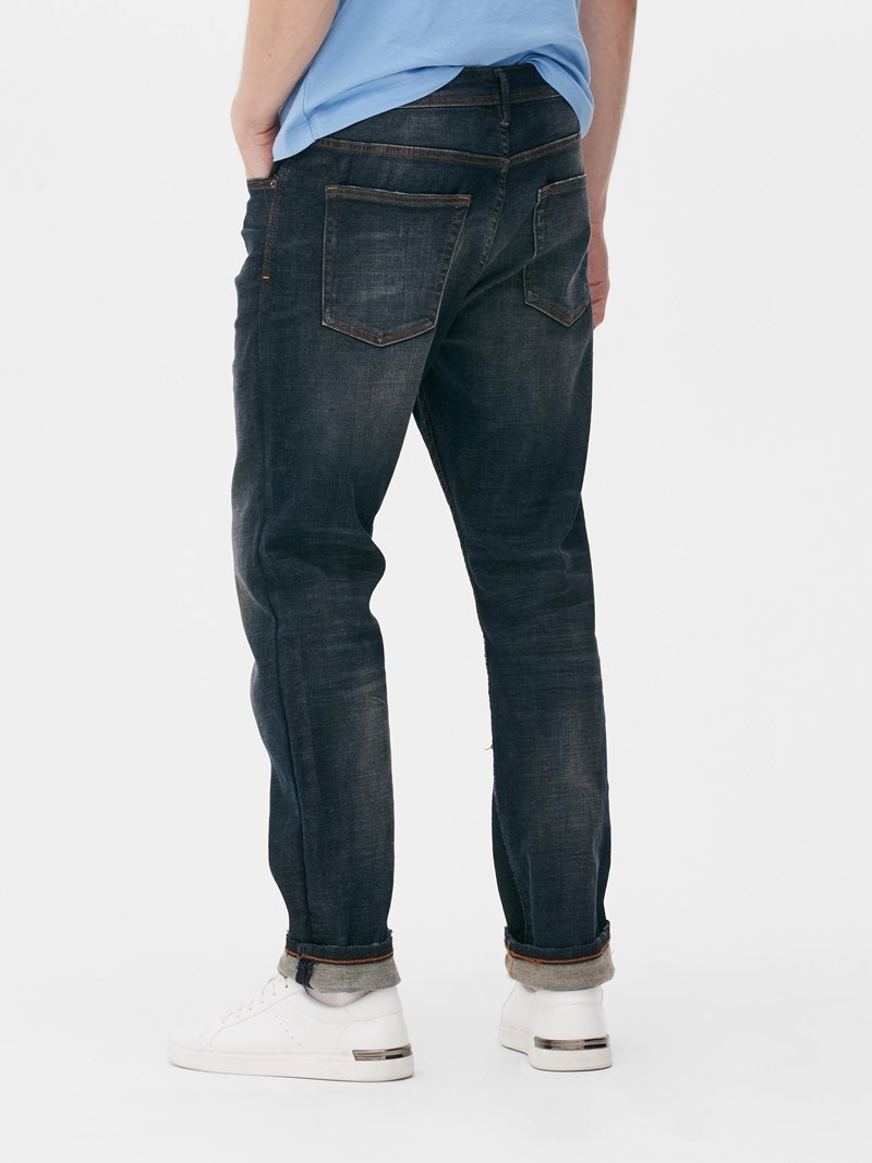 Jeans Primark Directo Leg Hombre Azules Oscuro | 9027YLVMA