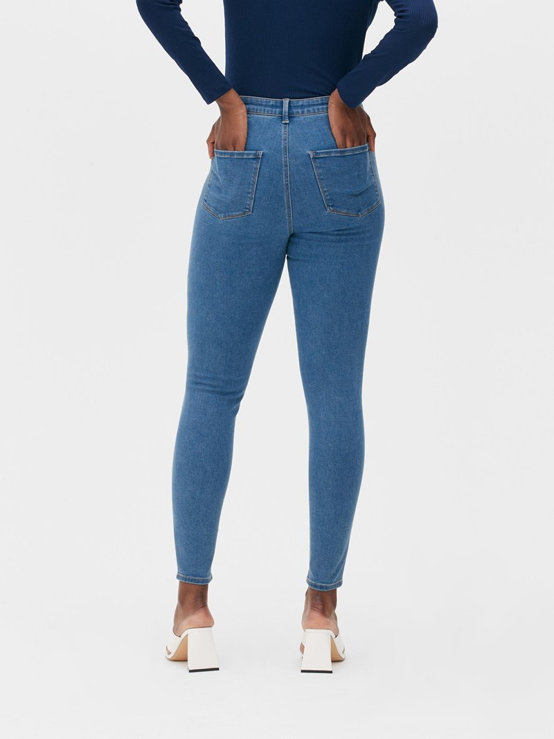 Jeans Primark MidRise Flaco Mujer Azules | 4728IWPEO