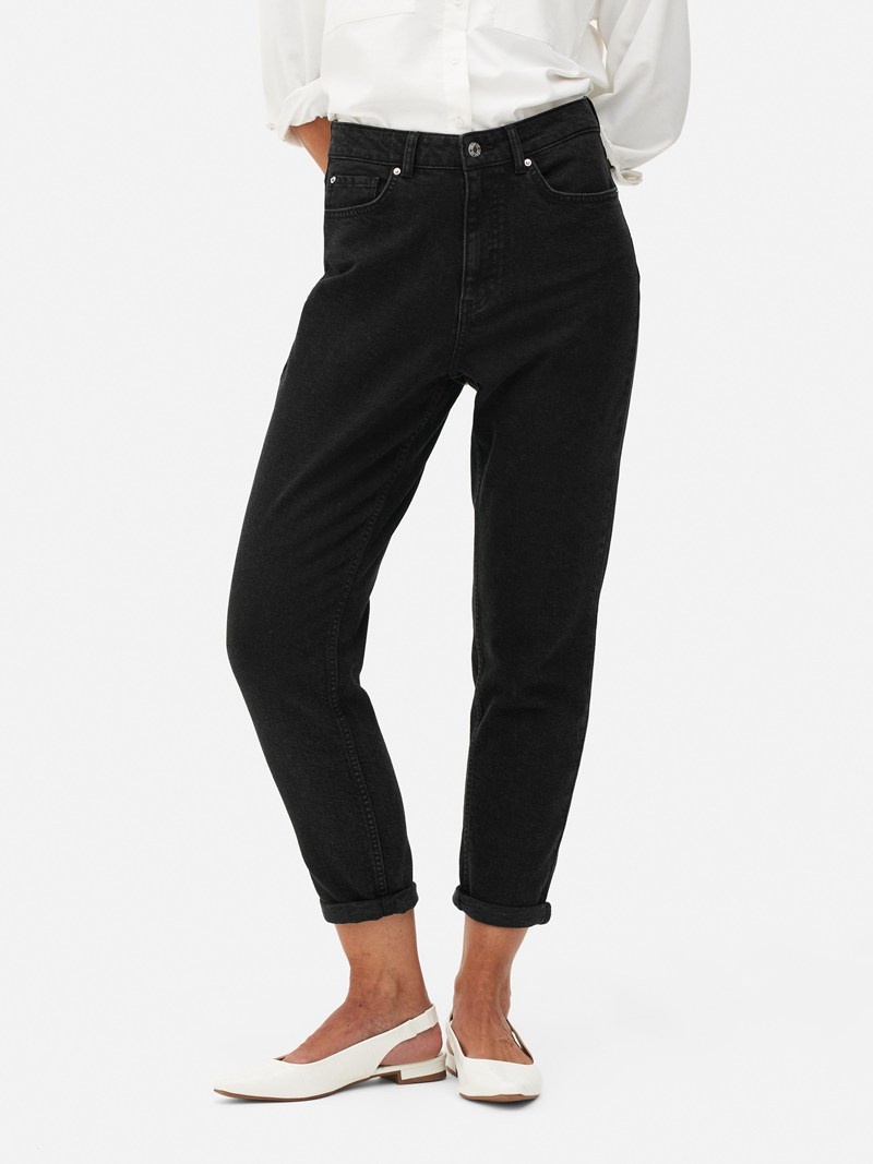 Jeans Primark Mom Mujer Negras | 3241FWZKT