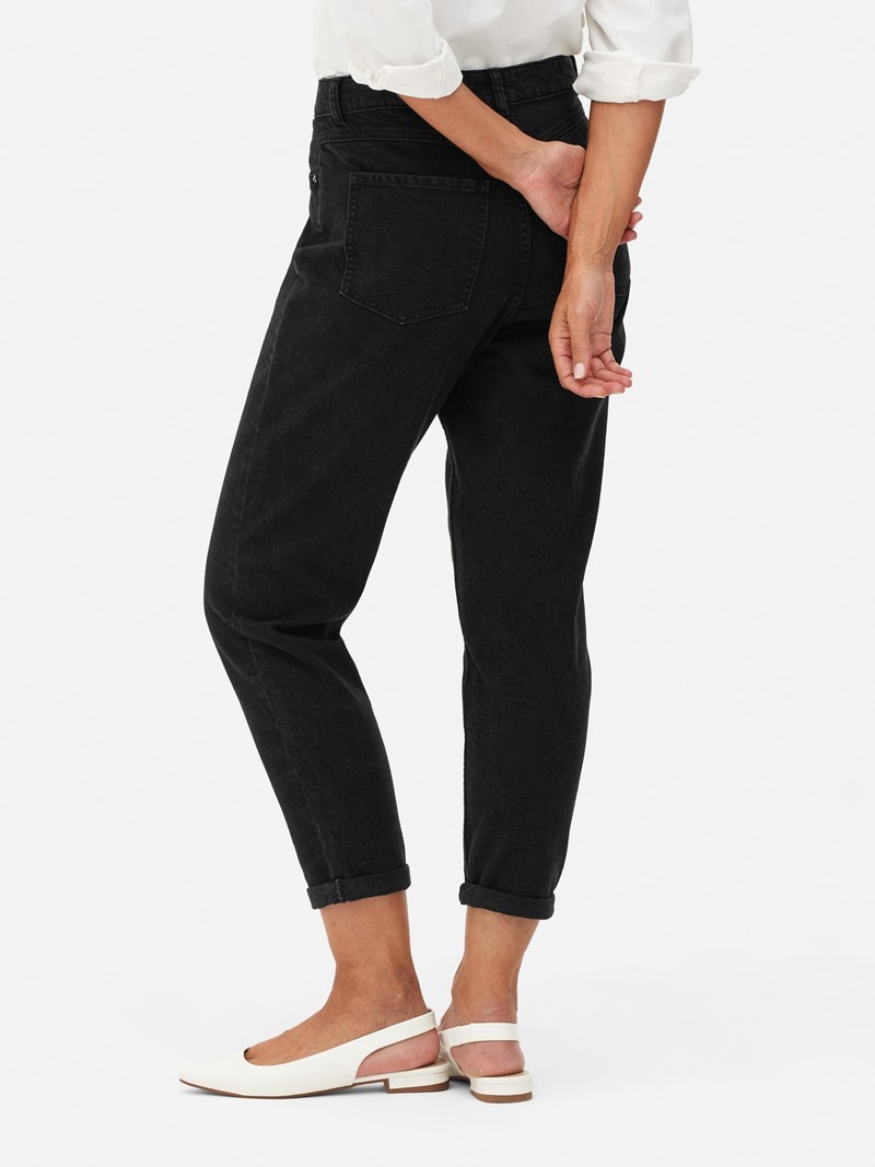 Jeans Primark Mom Mujer Negras | 3241FWZKT