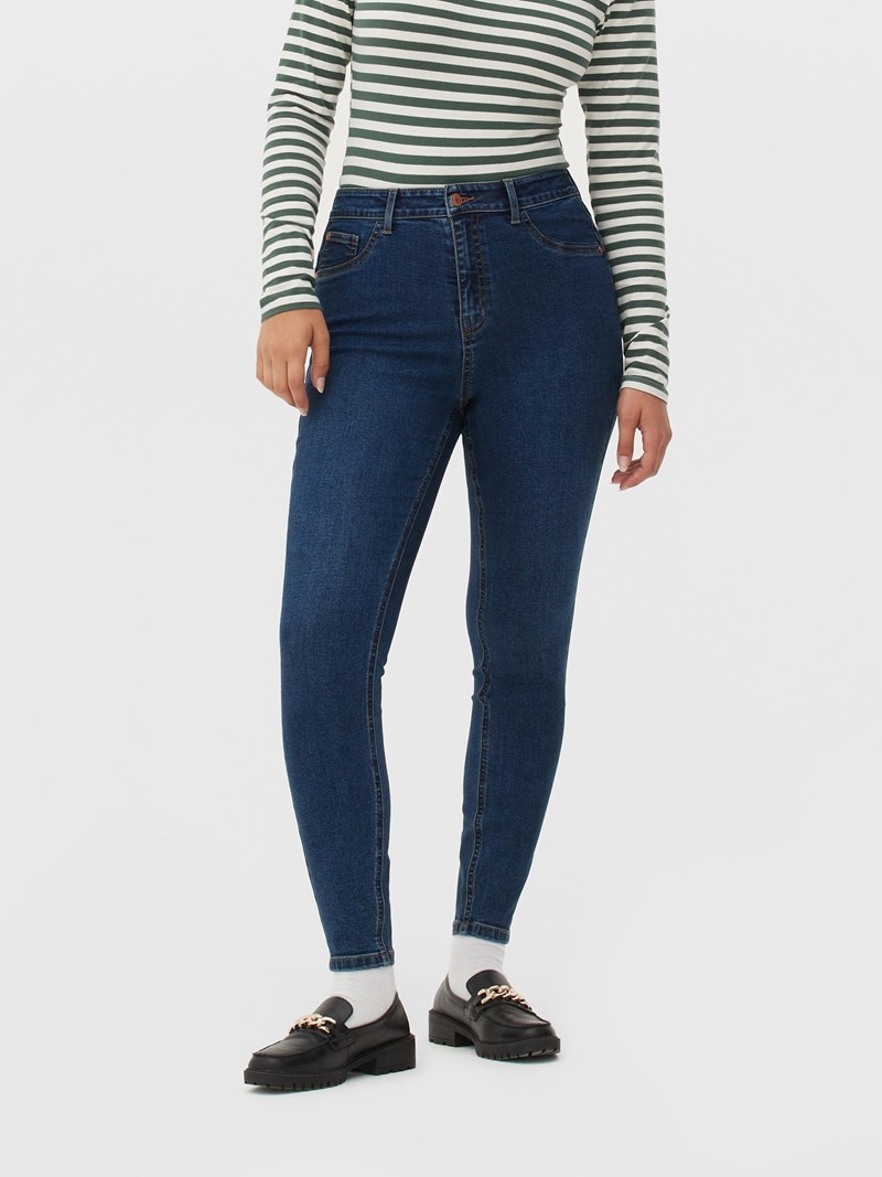 Jeans Primark Sculpting Flaco Mujer Indigo | 6758UXTSP