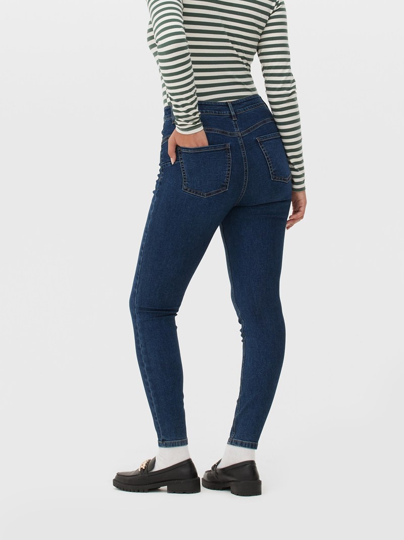 Jeans Primark Sculpting Flaco Mujer Indigo | 6758UXTSP