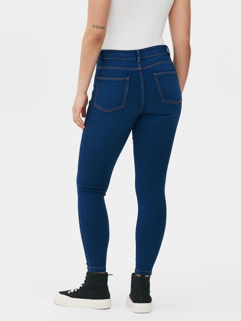 Jeans Primark Stretch Flaco Mujer Azules | 7405ESDRH