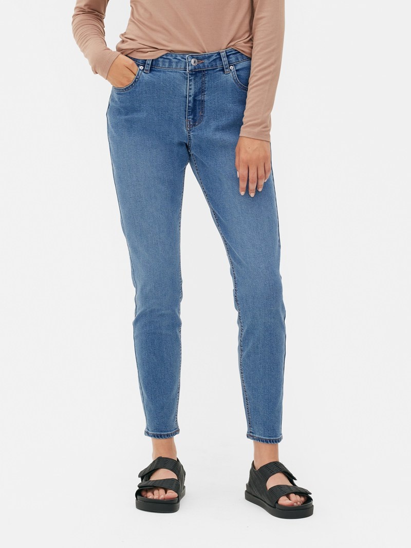 Jeans Primark Stretch Flaco Mujer Azules | 6930ZNWCL