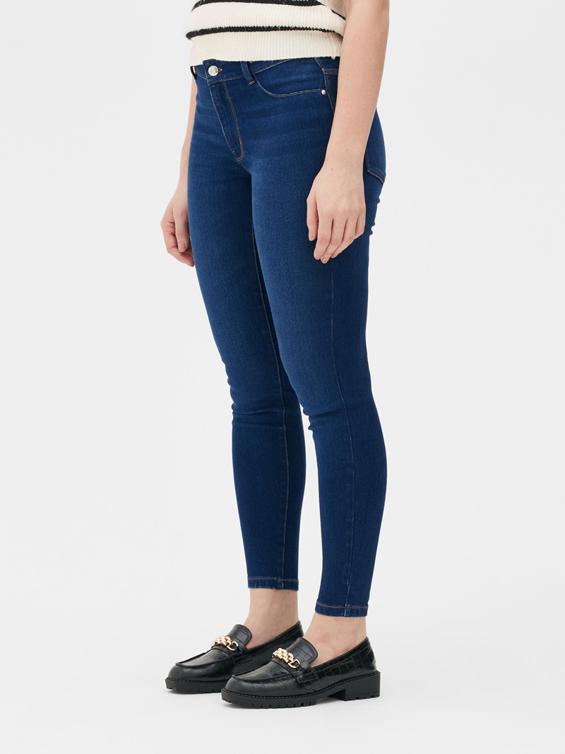 Jeans Primark Stretch Flaco Mujer Indigo | 1925MPLNU