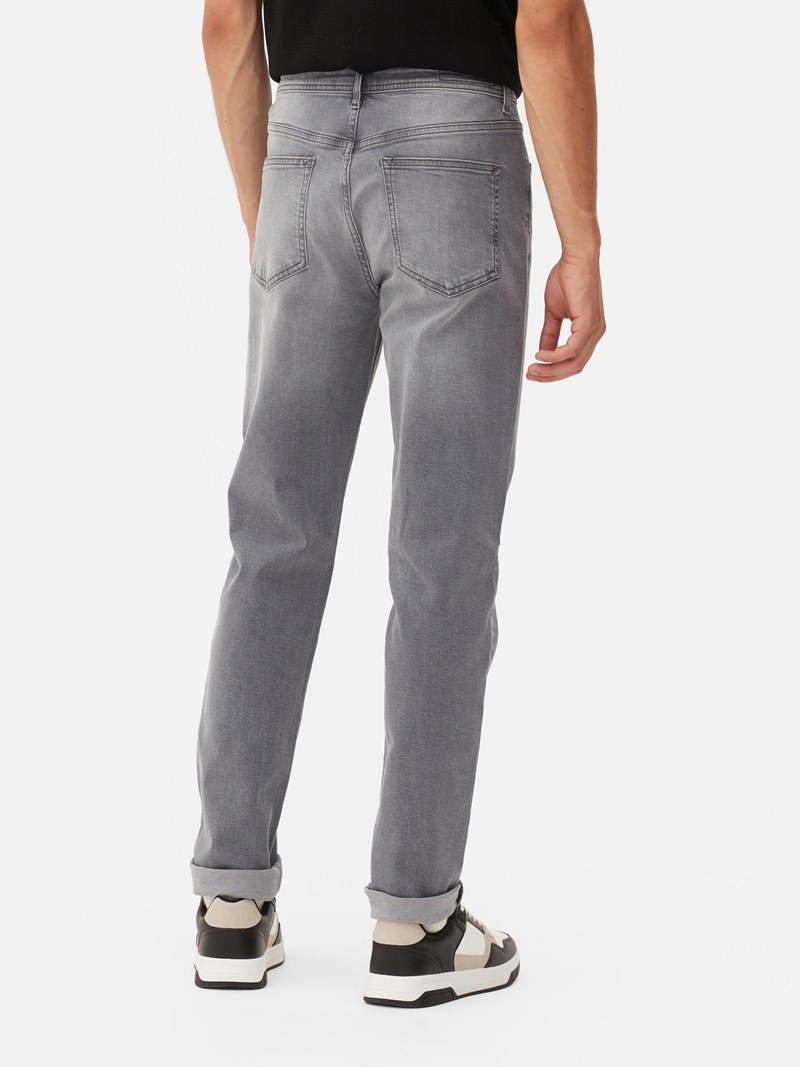 Jeans Primark Stretch SlimFit Hombre Gris | 7325XWASQ