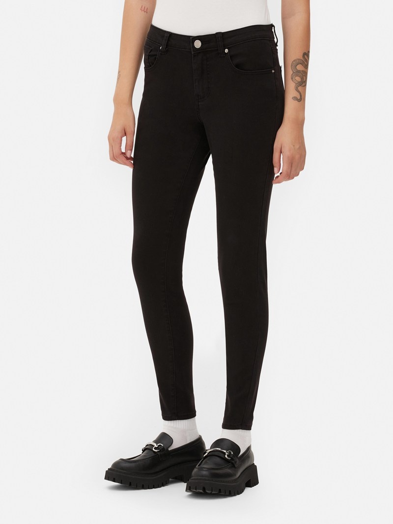 Jeans Primark Super Stretch Flaco Mujer Negras | 5473VBJDM