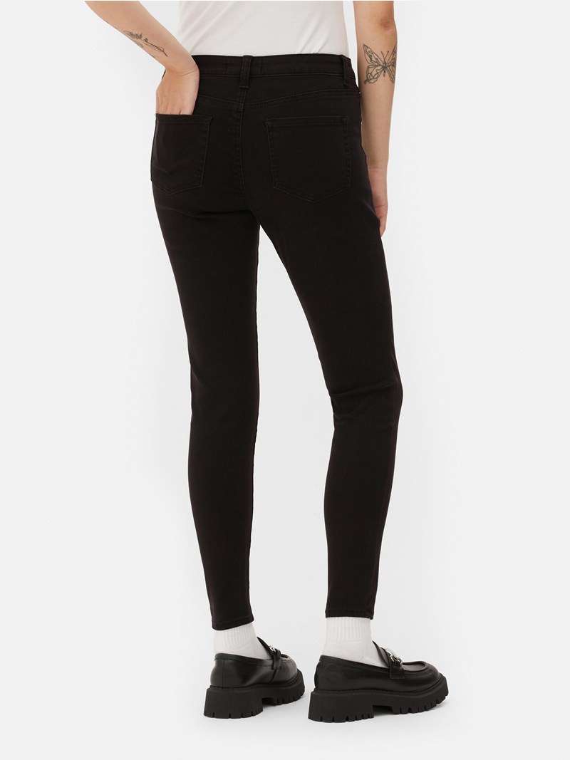 Jeans Primark Super Stretch Flaco Mujer Negras | 5473VBJDM