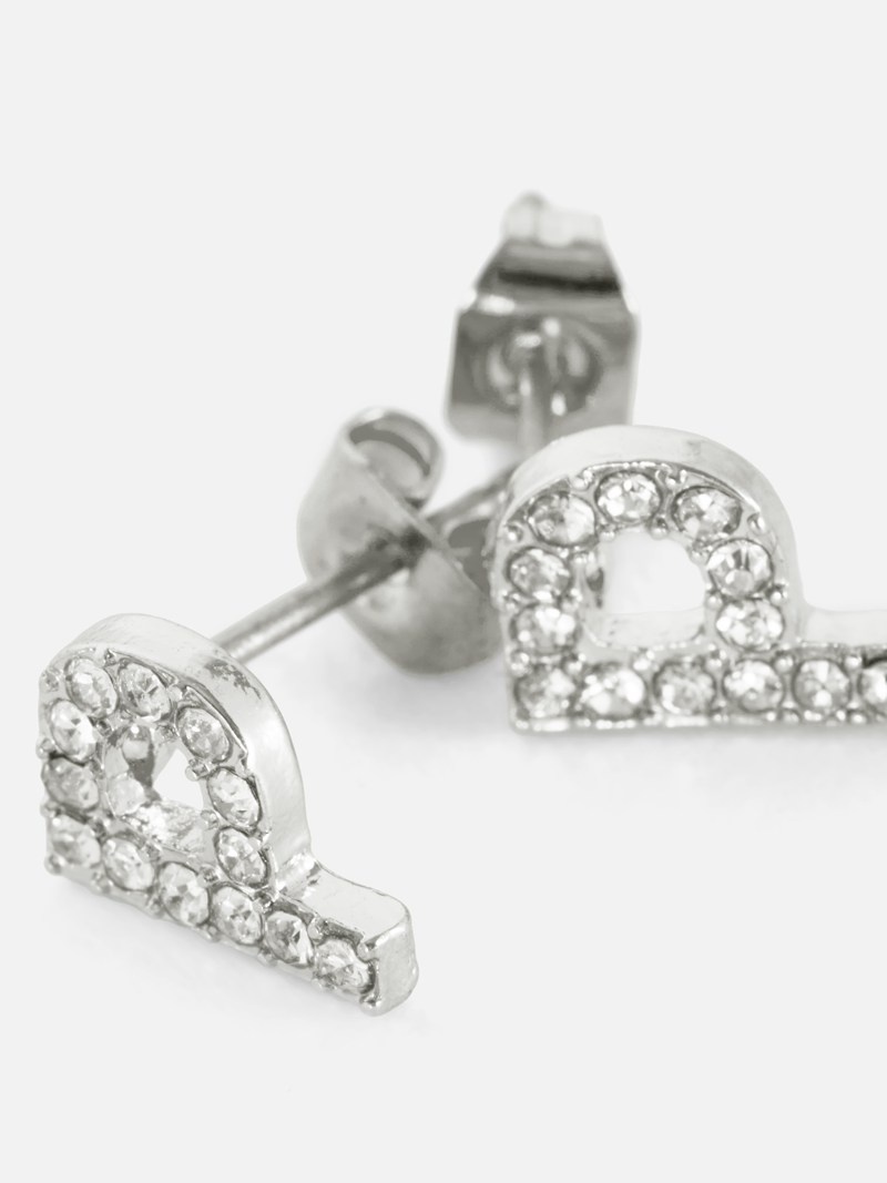 Joyería Primark P Initial Stud Earrings Mujer Blancas | 1973VWEDI