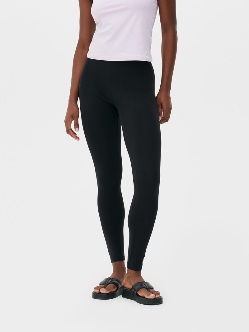 Leggins Primark Algodon Mujer Negras | 3075WURIM