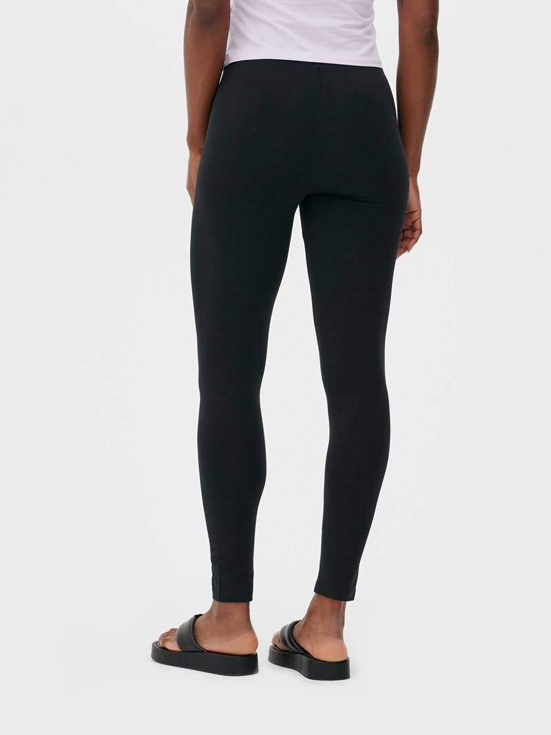 Leggins Primark Algodon Mujer Negras | 3075WURIM