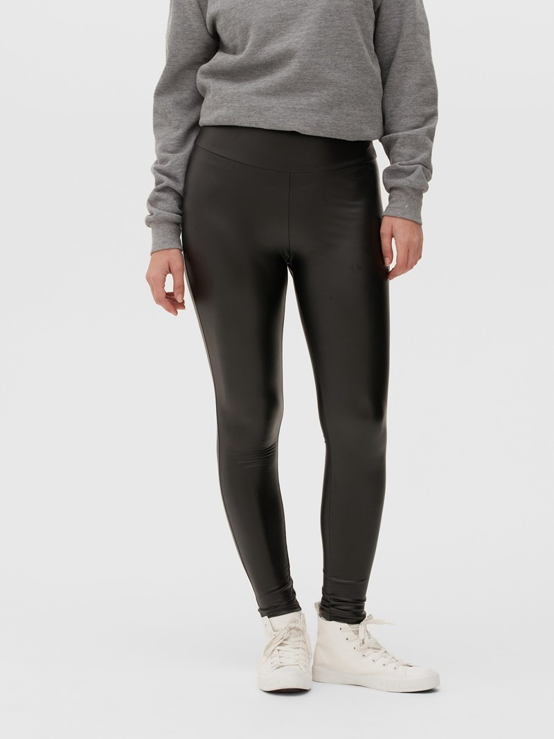 Leggins Primark Faux Cuero Mujer Negras | 7532SDLZA