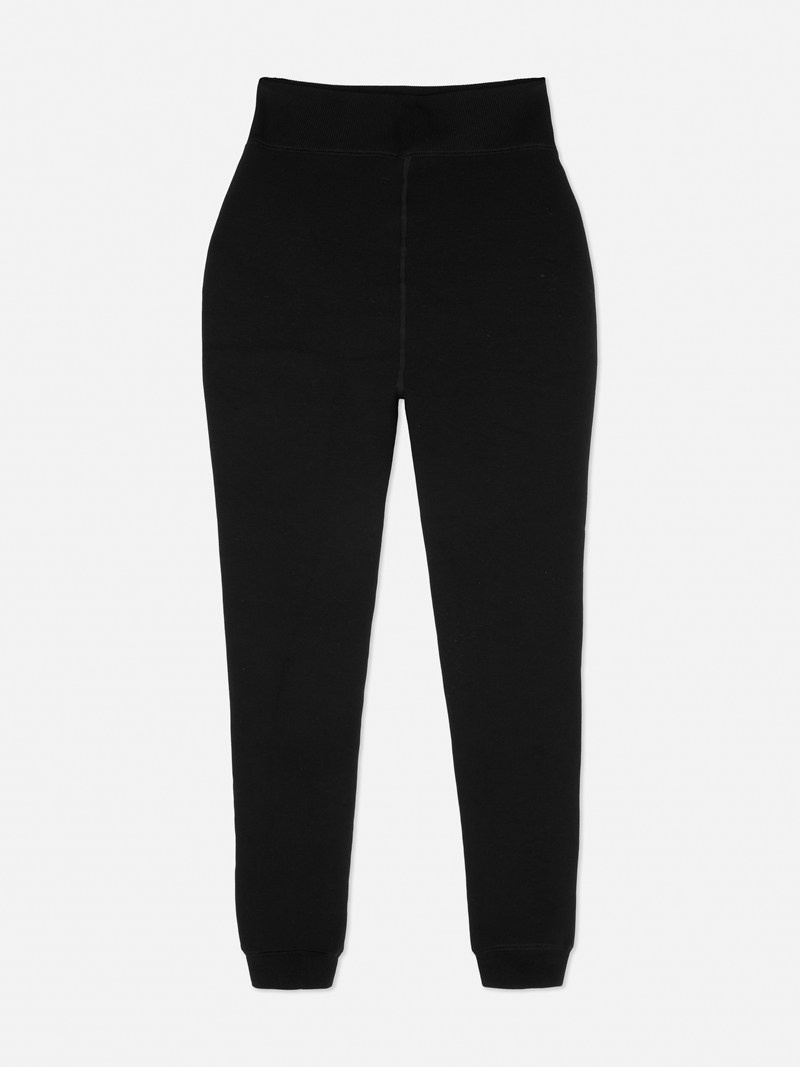 Leggins Primark Fleece Forro Mujer Negras | 0423KTPJV