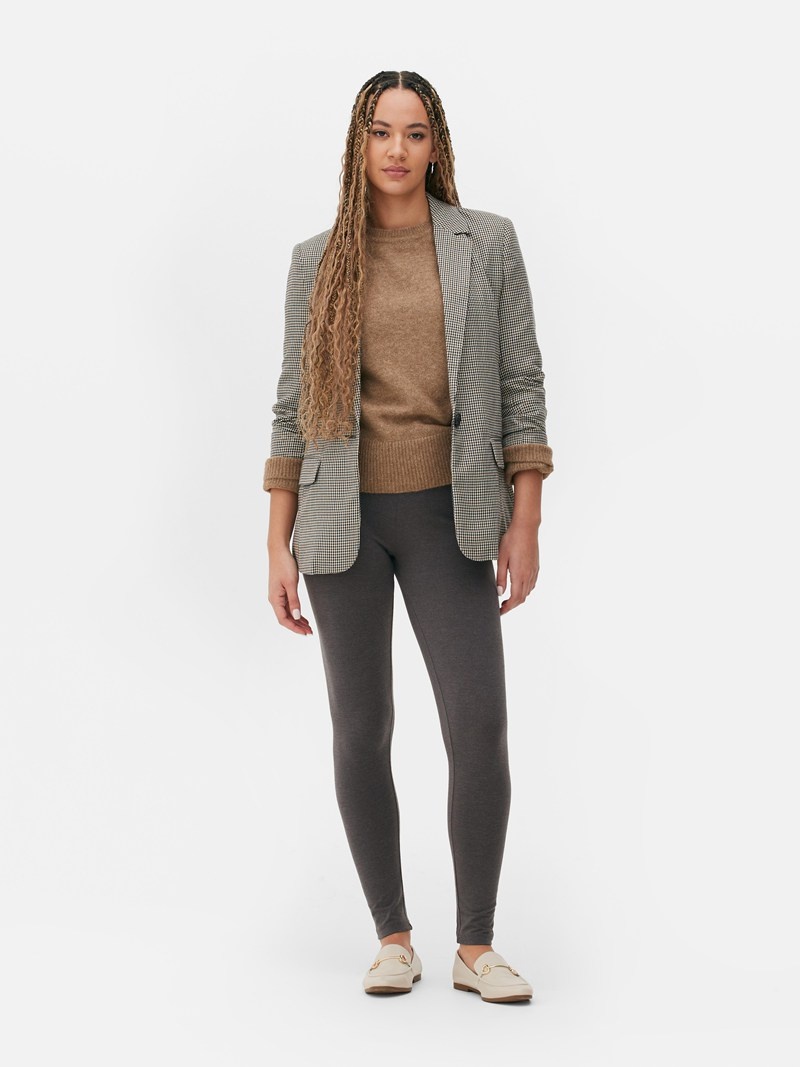 Leggins Primark High Cintura Mujer Gris | 3928QWHLU