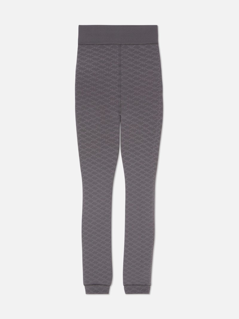 Leggins Primark Velvet Plush Mujer Gris | 5869JCQMD