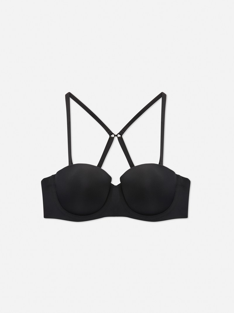 Lencería Primark AD Multiway Strapless Bra Mujer Negras | 4952OALGP