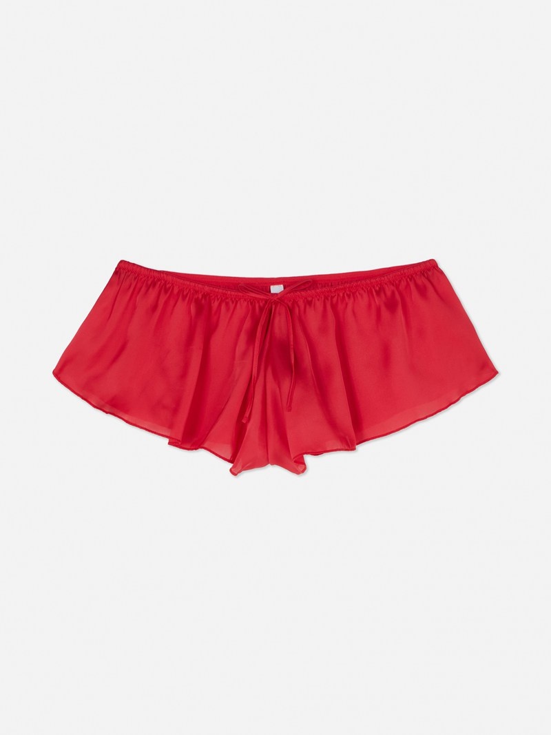 Lencería Primark Floaty Satin Tap Mujer Rojas | 9854LPVXB