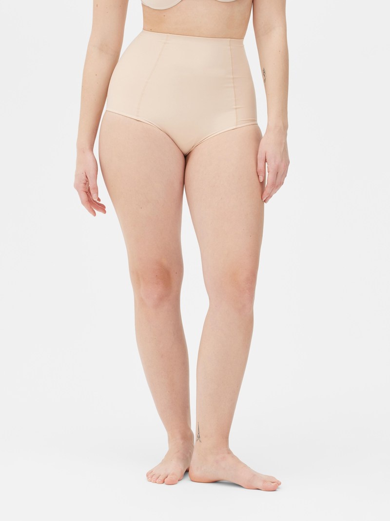 Lencería Primark Smoothing High Cintura Shapewear Briefs Mujer Gris Marrones | 8367XLGAW