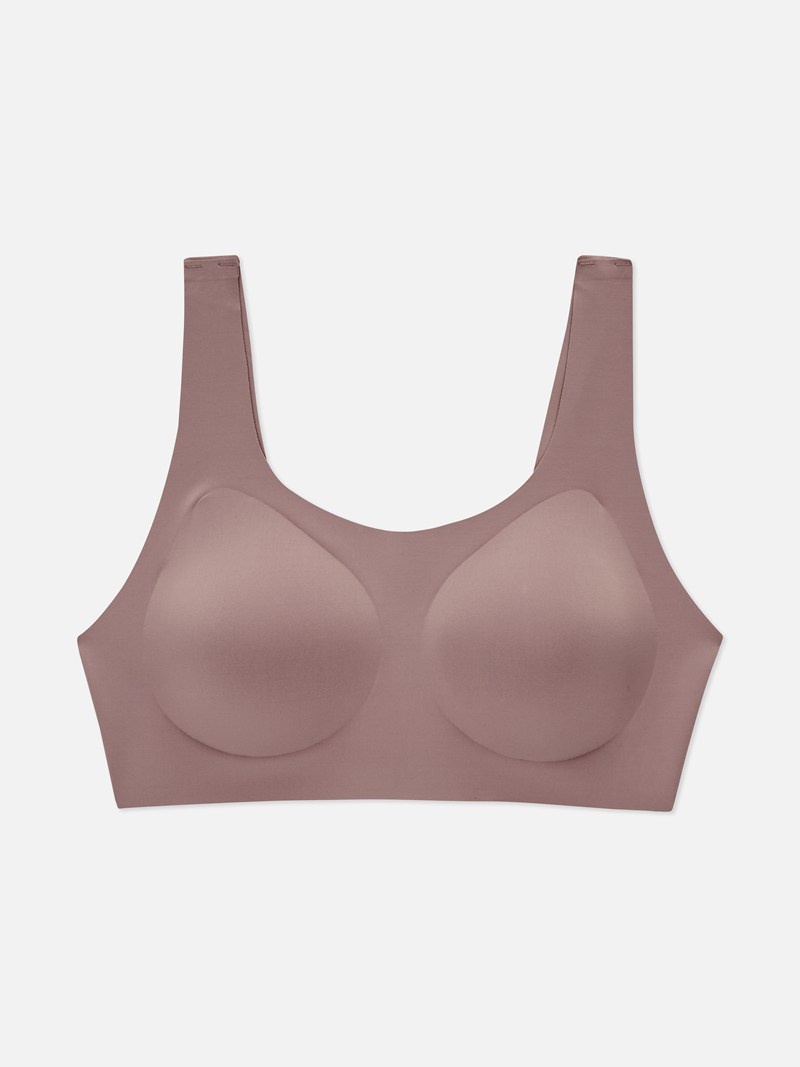 Lencería Primark Stretch Seamless Bonded NonWired Bra Mujer Beige | 1968MHVTK