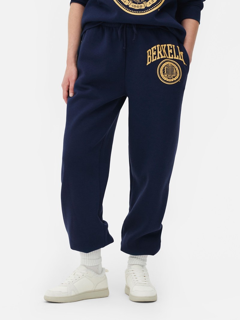 Pantalon Jogger Primark Berkeley Cuffed Mujer Azul Marino | 4980DGIAK