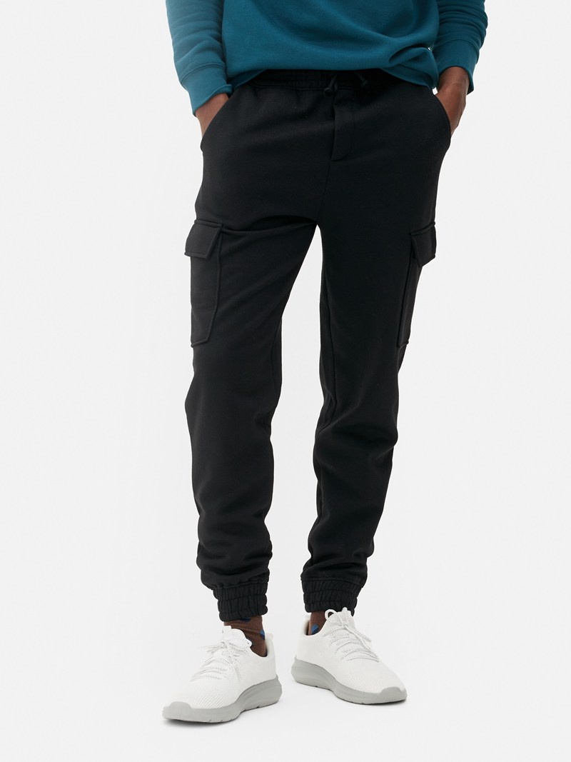 Pantalon Jogger Primark Cargo Hombre Negras | 5490GMHEA