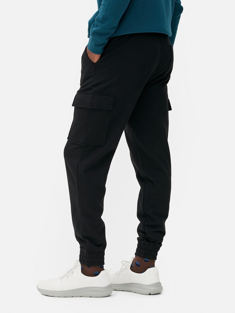 Pantalon Jogger Primark Cargo Hombre Negras | 5490GMHEA