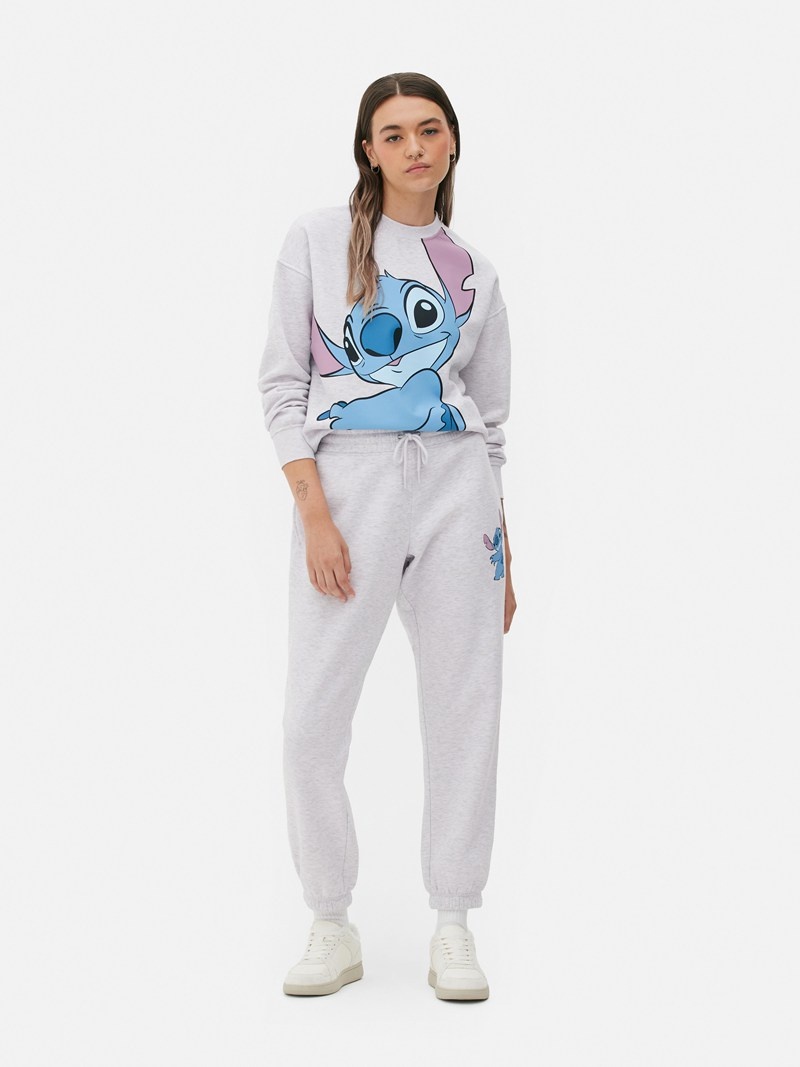 Pantalon Jogger Primark Disney’s Lilo and Stitch Set Mujer Gris | 8052SDVPC