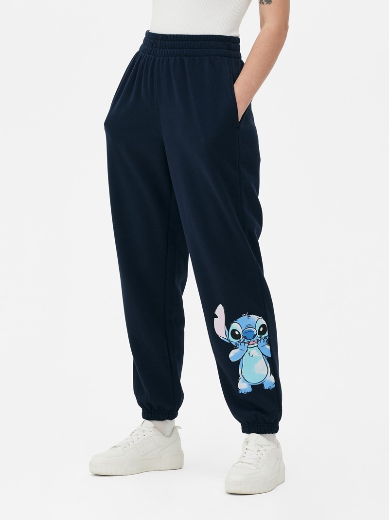 Pantalon Jogger Primark Disney’s Lilo and Stitch Estampadas Mujer Azules | 8357CXUTF