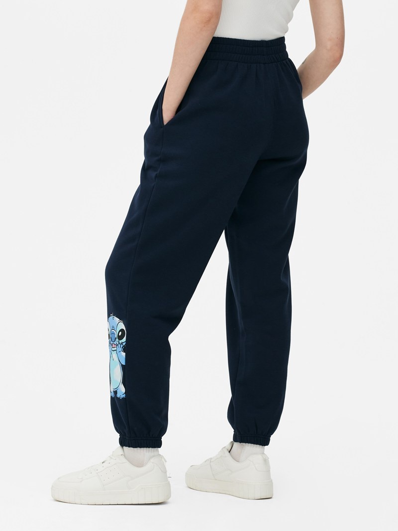 Pantalon Jogger Primark Disney’s Lilo and Stitch Estampadas Mujer Azules | 8357CXUTF