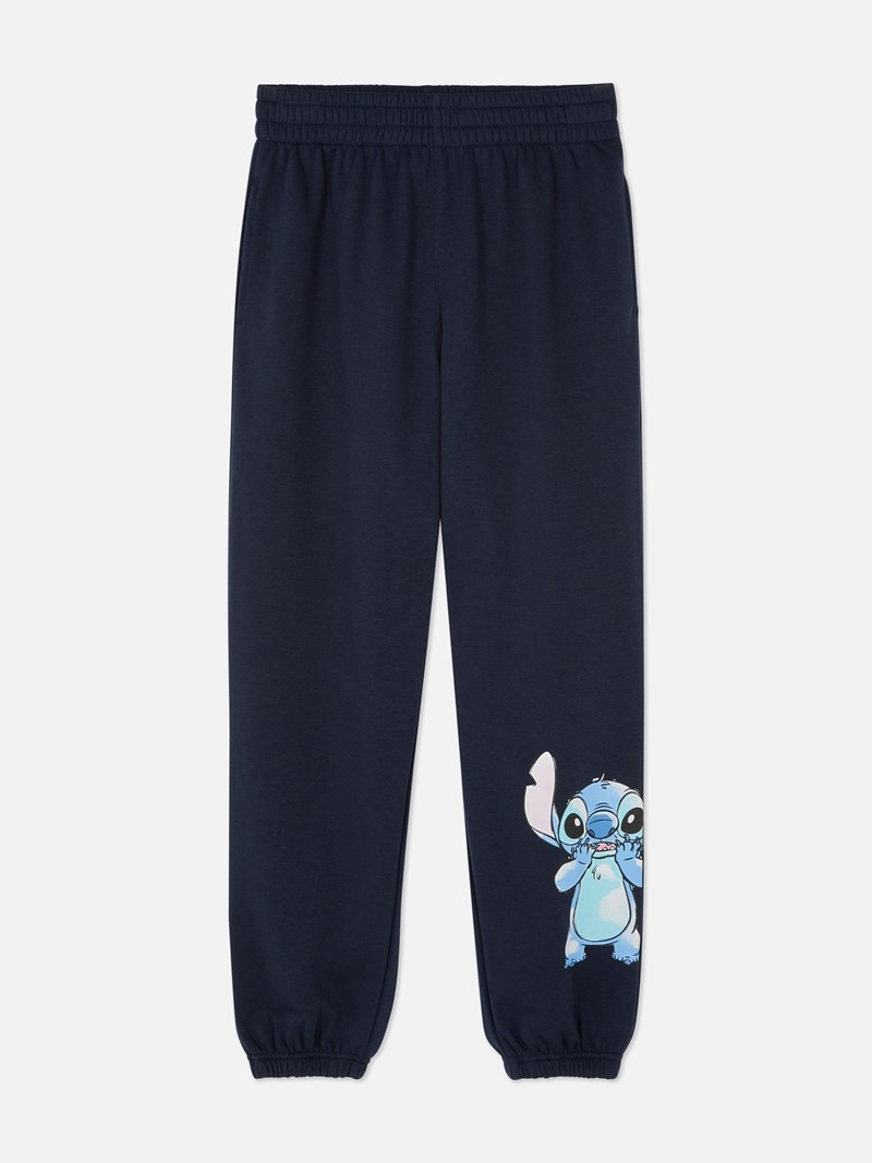 Pantalon Jogger Primark Disney’s Lilo and Stitch Estampadas Mujer Azules | 8357CXUTF