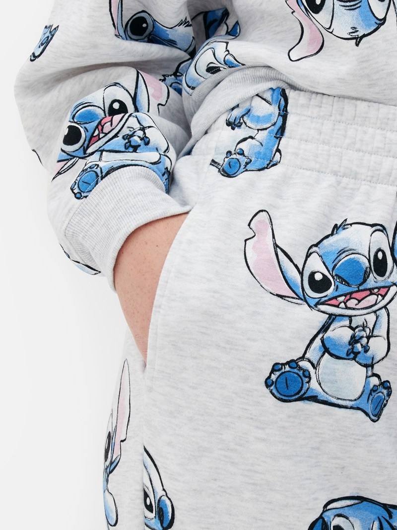 Pantalon Jogger Primark Disney’s Lilo and Stitch Print Mujer Gris | 8925JTGYP