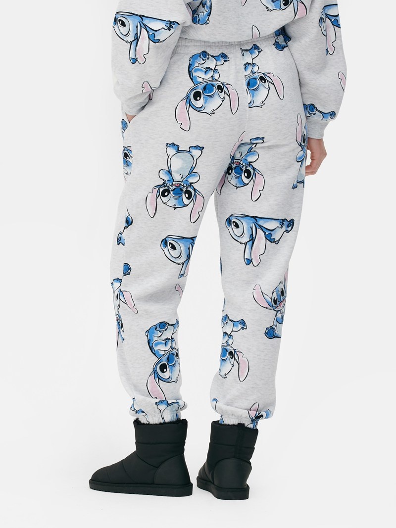 Pantalon Jogger Primark Disney’s Lilo and Stitch Print Mujer Gris | 8925JTGYP